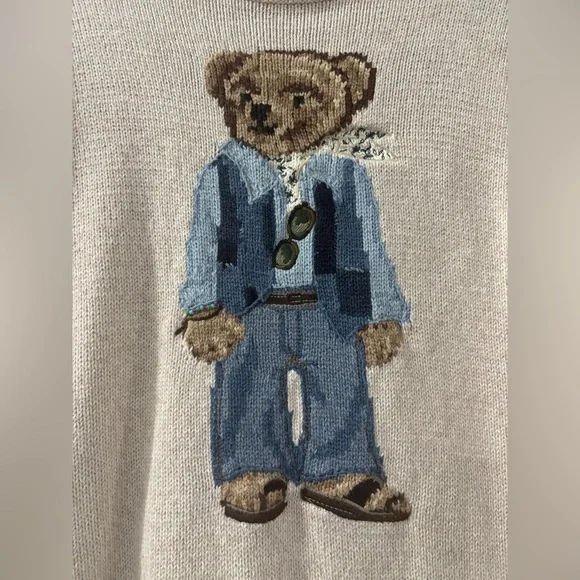 Ralph Lauren Teddy Bear Sweater - Picture 2 of 7
